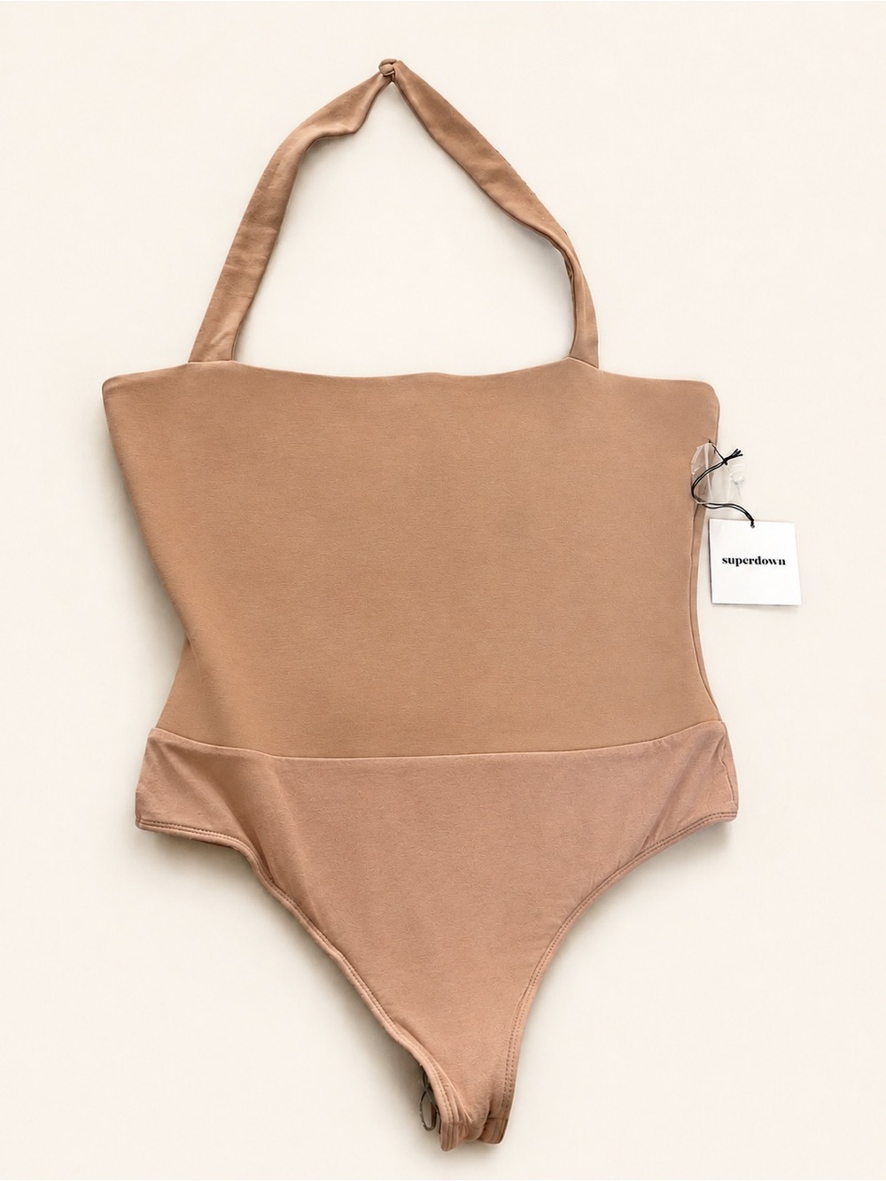 Superdown Nude Halter Bodysuit – NWT – Size XL